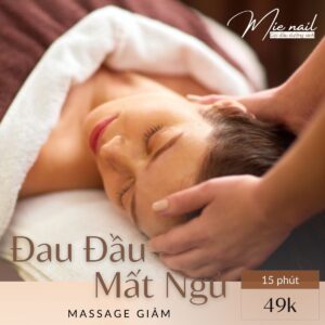 mienail gò vấp - massage giảm đau đầu mất ngủ