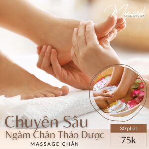 mienail gò vấp - massage chân ngâm chân thảo dược